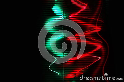 Abstract background. Red and green Stock Photo