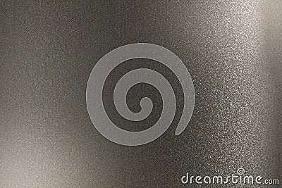 Abstract background, refraction on black metallic wall in dark room Stock Photo