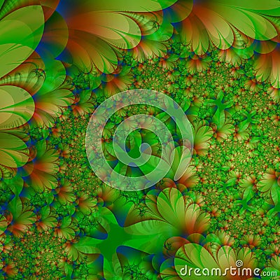 Abstract background resembling dense greenery or plant life Stock Photo