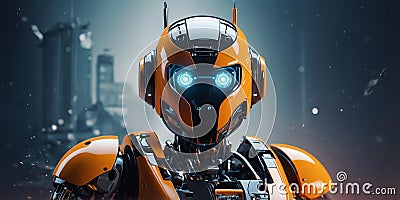 abstract background for robotics website ai generated Stock Photo