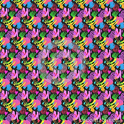 Abstract background seamless pattern Stock Photo