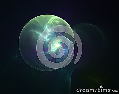 Abstract background with shining moon Stock Photo