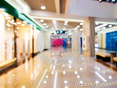 Abstract background of shopping mall, shallow DOF Stock Photo