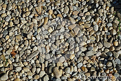 Abstract background of small pebbles Stock Photo
