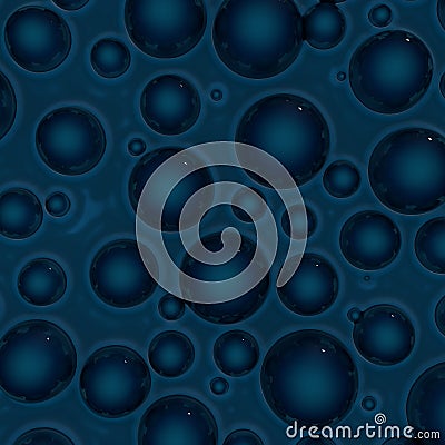 Abstract background of small rings . 3D Stock Photo