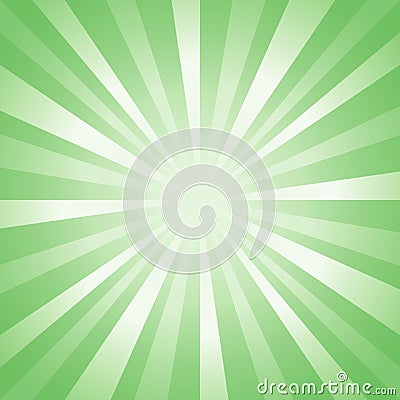 Abstract background. Soft Green rays background. Vector Vector Illustration