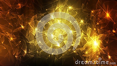 Abstract background space fragmentation Stock Photo