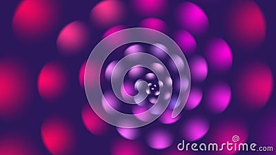 Abstract background spiral flower petal pink red gradient Vector Illustration