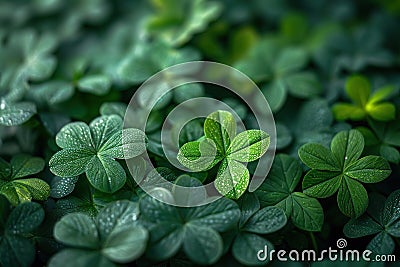 Abstract background for St. Patrick's Day celebration Stock Photo