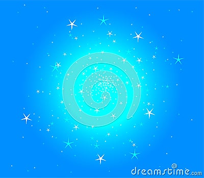 Abstract background with star Vector Illustration