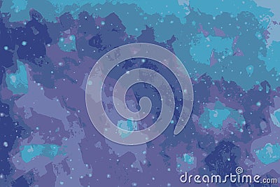 Abstract background of a starry night with stars and galaxy Stock Photo