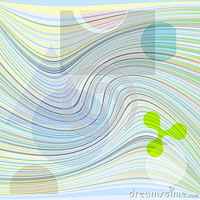 Abstract background. Stripes, dashes, lines or waves Vector Illustration