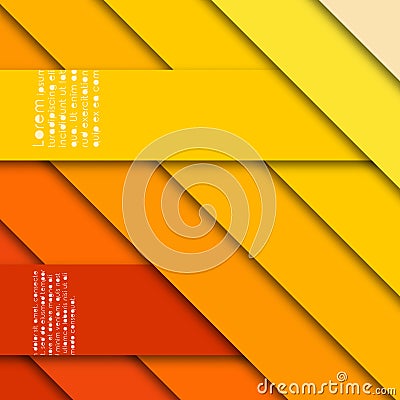 Abstract background with stripes and shadows. Diagonal lines backdrop Vector Illustration