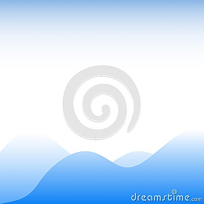 Abstract background of summer in blue, curve 013 Vector Illustration