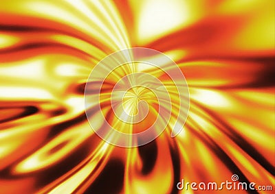 Abstract background with swirling yellow and orange lights Stock Photo