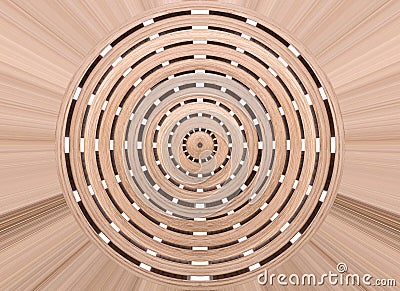 Abstract background of symmetrical shape Stock Photo