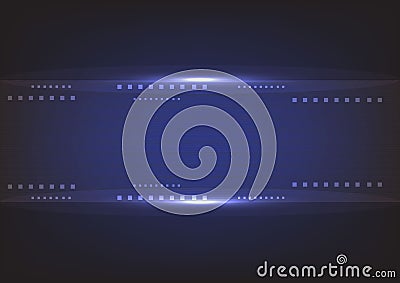 Abstract background tech, computer effect communication digital, design for network. Vector Illustration