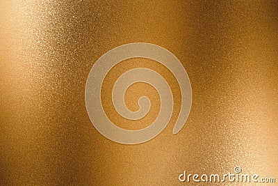 Abstract background, texture bronze metallic sheet wave Stock Photo