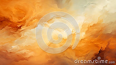 Trendy color of the year 2024, Rooibos Tea ,watercolor , AI generated Stock Photo