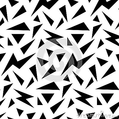 Abstract background with various sharp, zigzag, triangles, lightning and arrow patterns. Aggressive background with Vector Illustration