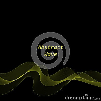 Abstract background. Vector pattern. Gold wave. eps 10 Stock Photo