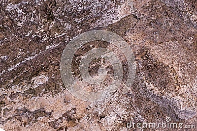 Abstract background wall brown dirty with putty texture uneven hard surface dark base base dark Stock Photo