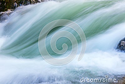 Abstract background of water Vintgar Gorge near Bled Stock Photo