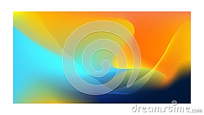 Abstract background. wave vibrant color. Trendy abstract cover. Futuristic design poster. Fluid flow. Colorfull gradient. Vector. Vector Illustration
