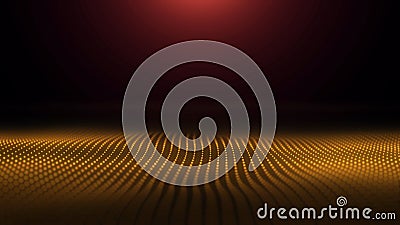 Abstract background with wavy color lines. Abstract animation wave motion. Animation of seamless loop Stock Photo