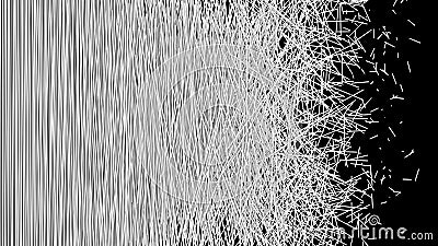 Abstract Background of a Web of Tangled White Strips in a ChaotiAbstract Background of a Web of Tangled White Strips in a Chaotic Stock Photo