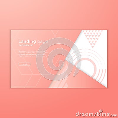 Abstract Backgrounds for Landing Page Vector Illustration