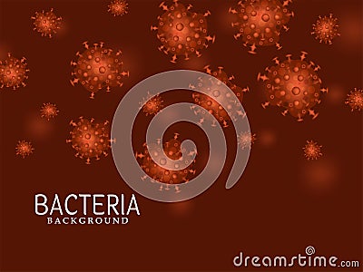 Abstract bacteria surface background Vector Illustration