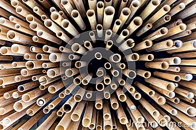 Abstract bamboo structure Stock Photo
