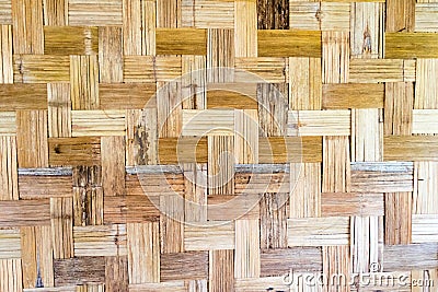 Abstract Bamboo weave sheets for Textures background Stock Photo