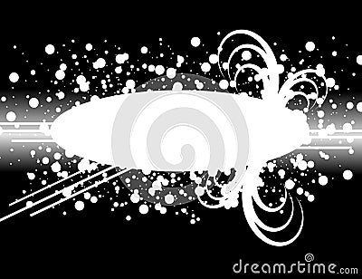 Abstract Banner On Black Royalty Free Stock Photography - Image: 31862277