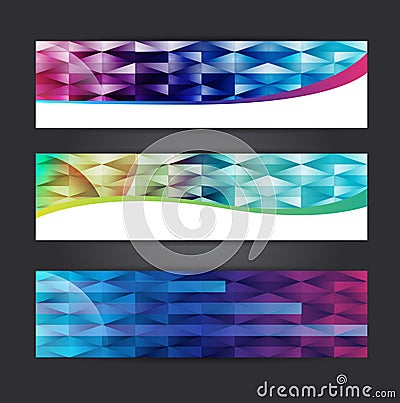 Abstract banner design Vector Illustration