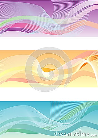 Abstract banners Vector Illustration