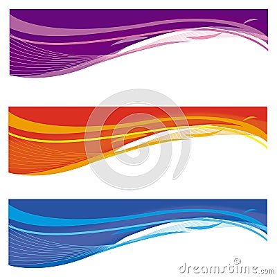 Abstract banners Vector Illustration