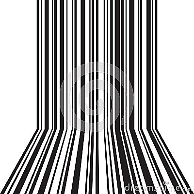 Abstract barcode background Cartoon Illustration