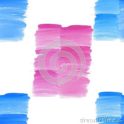 Abstract beautiful bright transparent beautiful textured summer blue and pink spots blots pattern Cartoon Illustration