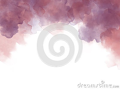 Abstract beautiful brush Colorful texture watercolor illustration painting background. Cartoon Illustration