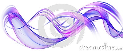 Abstract beautiful waves background design - isolated Stock Photo