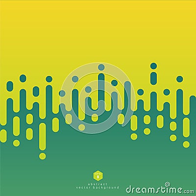 Abstract Vector background merge of 2 colors with green tones. Vector Illustration