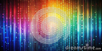 Abstract Binary Code Background A Minimalist Digital Art Piece for Tech Posters Websites and More Stock Photo