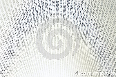 Abstract binary code, horizontal Stock Photo