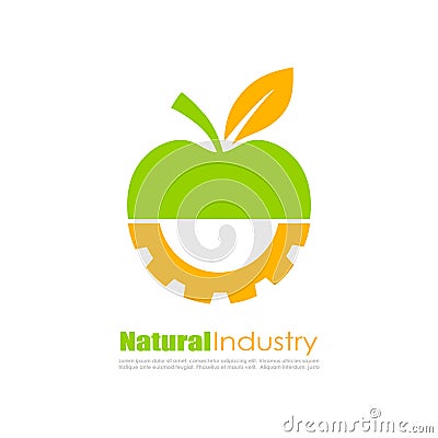 Abstract biotechnology logo Vector Illustration