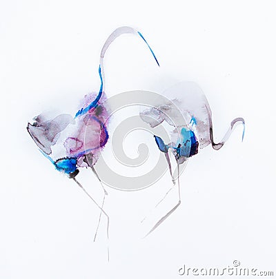 Abstract birds Stock Photo