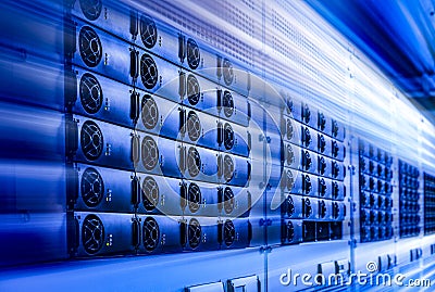 Abstract bitcoin and altcoin mining blockchain farm concept 3d rendering Stock Photo