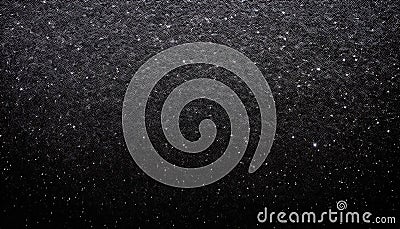 Abstract black grain texture with firefly dotwork and stipple sand effect creating a visually striking gradient background Stock Photo