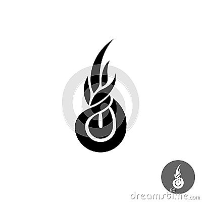 Abstract knot logo Vector Illustration